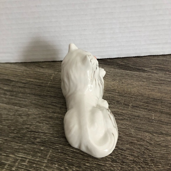 Vtg Porcelain Hand Painted Persian Cat - Picture 4 of 12